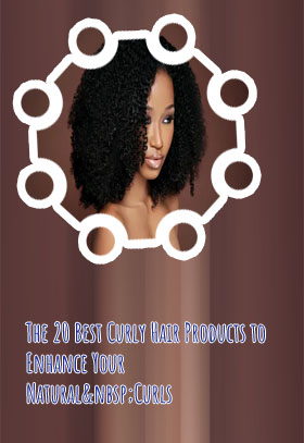 Afro curly hair products