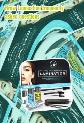 At home eyebrow lamination
