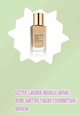 Estee lauder double wear nude water fresh makeup