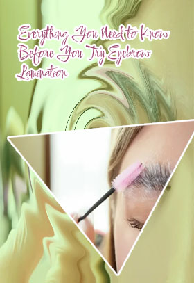Eyebrow lamination sparse brows