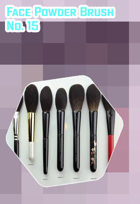 Face powder brush