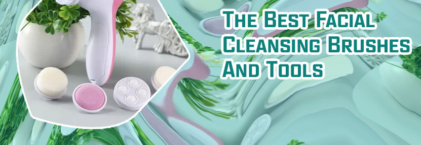 Facial brush massager machine