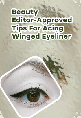 Get winged eyeliner