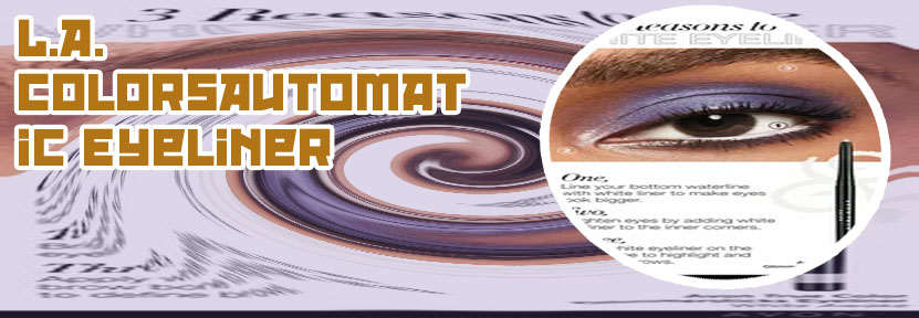 La colors auto eyeliner in white