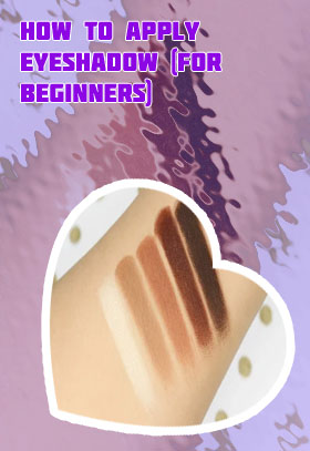Light brown eyeshadow