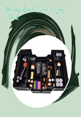 Makeup brush hard case
