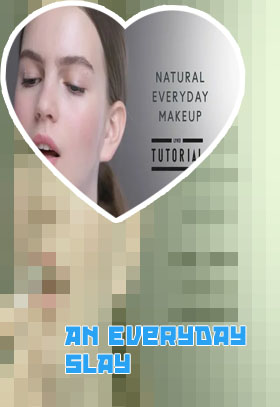 Natural everyday makeup