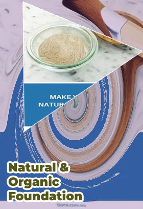 Natural powder foundation