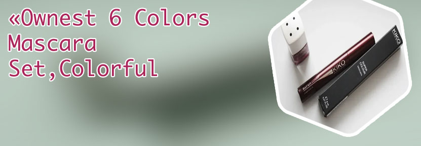 Plum colored mascara