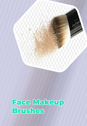 Powder brush makeup